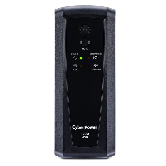CyberPower CP1200AVR UPS Battery Backup with AVR, 1200VA/720W, Mini Tower