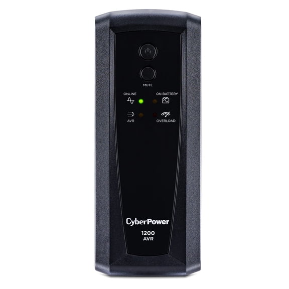 CyberPower CP1200AVR UPS Battery Backup with AVR, 1200VA/720W, Mini Tower
