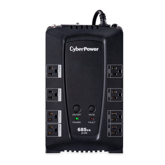 CyberPower CP685AVRG UPS Battery Backup with AVR, 685VA/390W