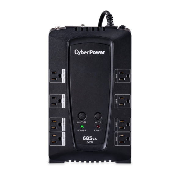 CyberPower CP685AVRG UPS Battery Backup with AVR, 685VA/390W