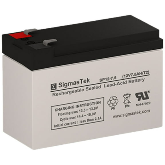 CyberPower CP850AVRLCD UPS Battery Replacement by SigmasTek SP12-7.5 (T2)