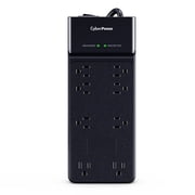CyberPower CSB806R1 8-Outlet Essential Surge Protector with 6 Power Cord, Black