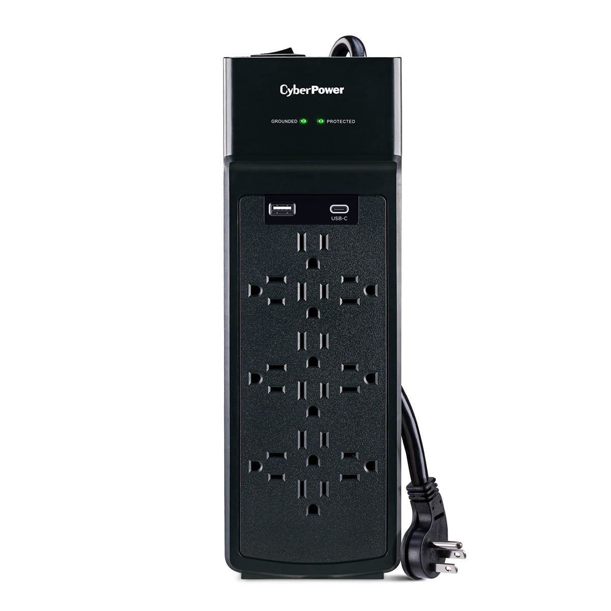 CyberPower CSP1206UC Home and Office 12 Outlet Surge Protector with 3000 J Surge Suppression