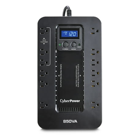 CyberPower - 850VA Ecologic Battery Back-Up System - Black