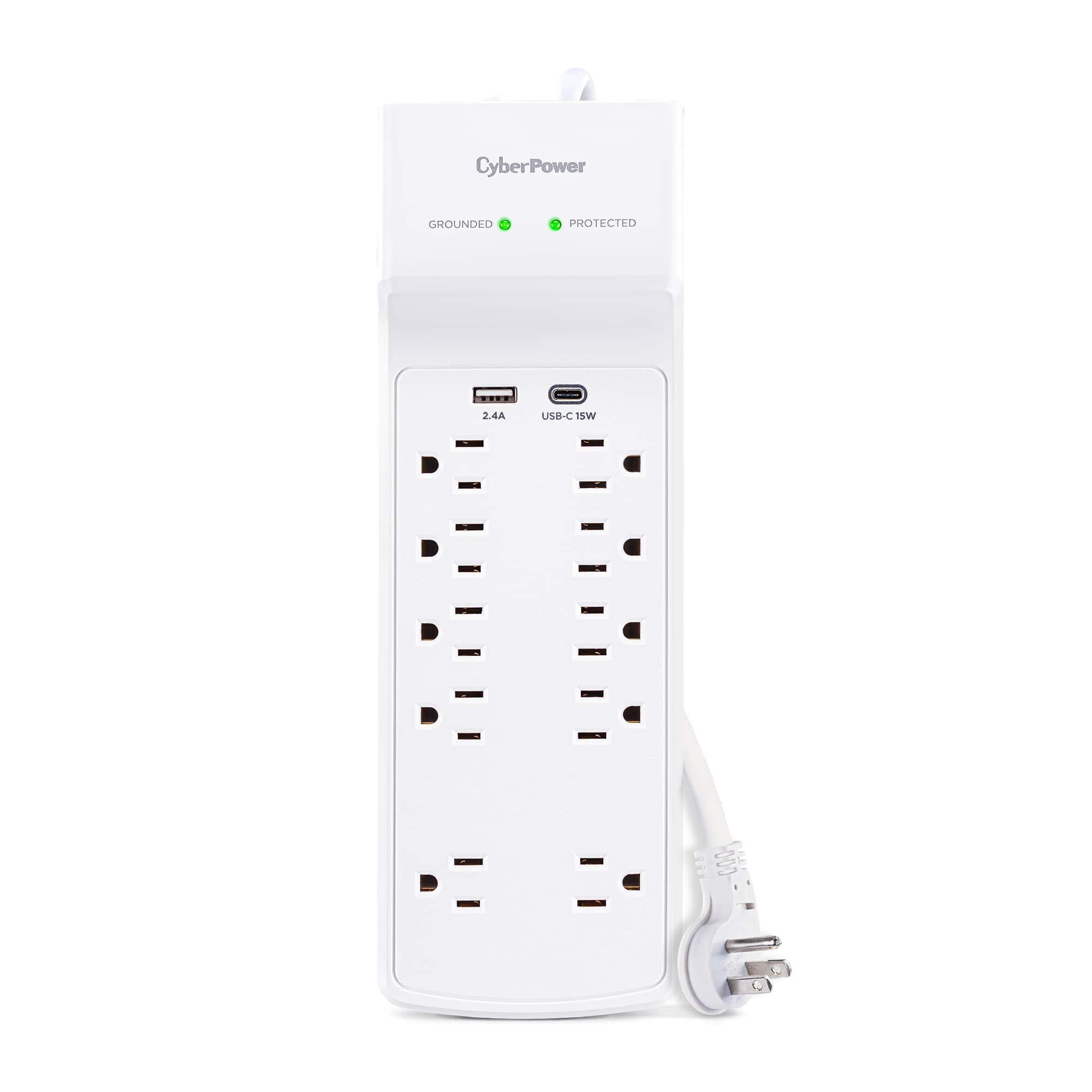 CyberPower Essential Series P1004UC 3,600 Joule Surge Protector with