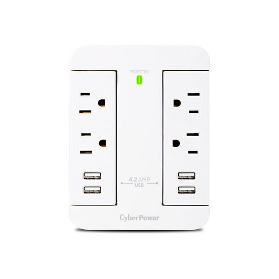 CyberPower GP400U4AWH Home Office - Outlet Surge with 500 J