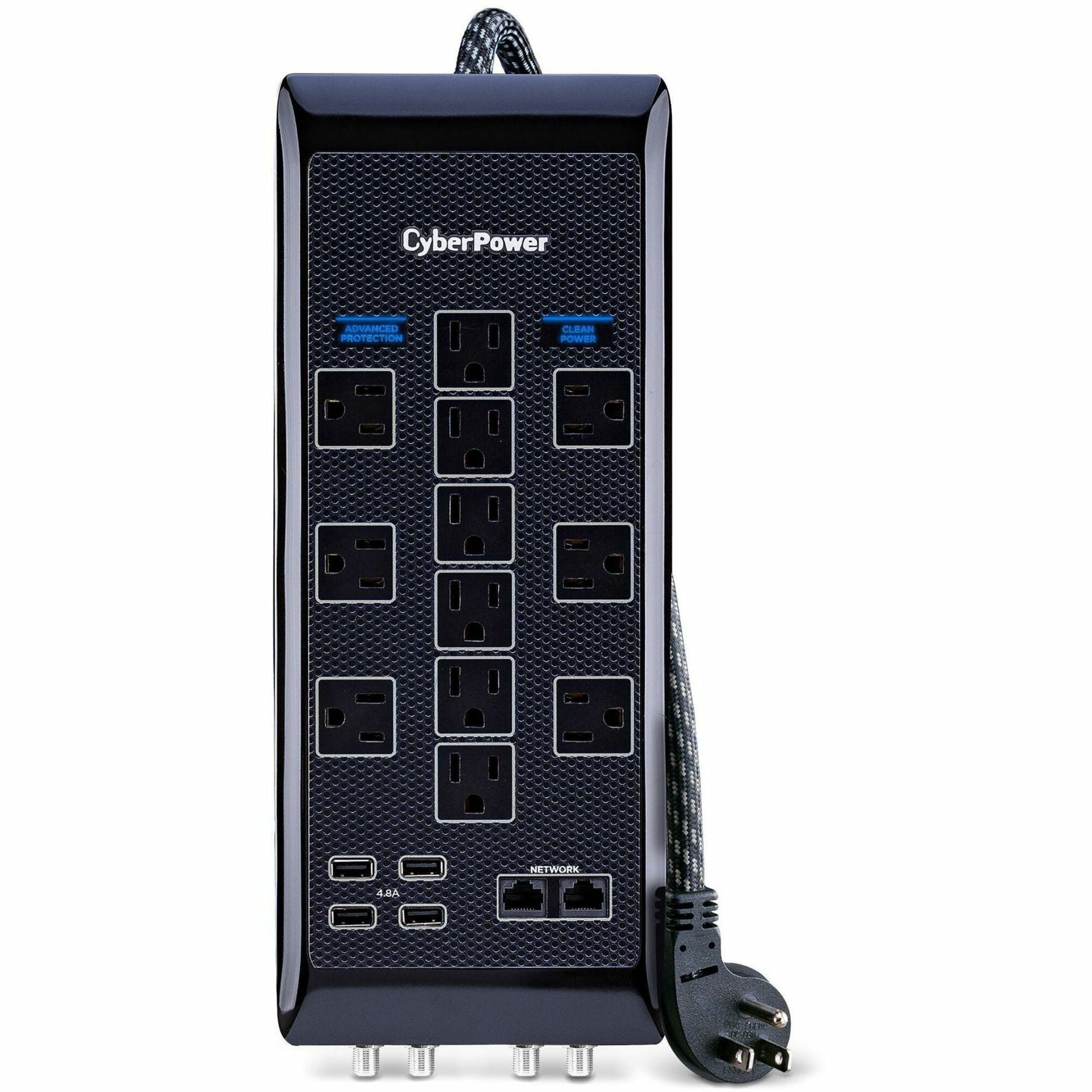 CyberPower HT1206UC2RC1 Premier Home Theater 12, Outlet Surge with 2880 J