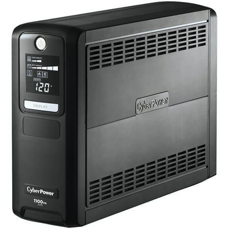 CyberPower - 1100VA Intelligent LCD Battery Back-Up System - Black