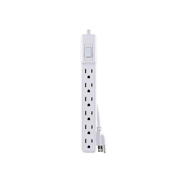 CyberPower MP1044NN 6-outlet Power Strip, 2 Pk