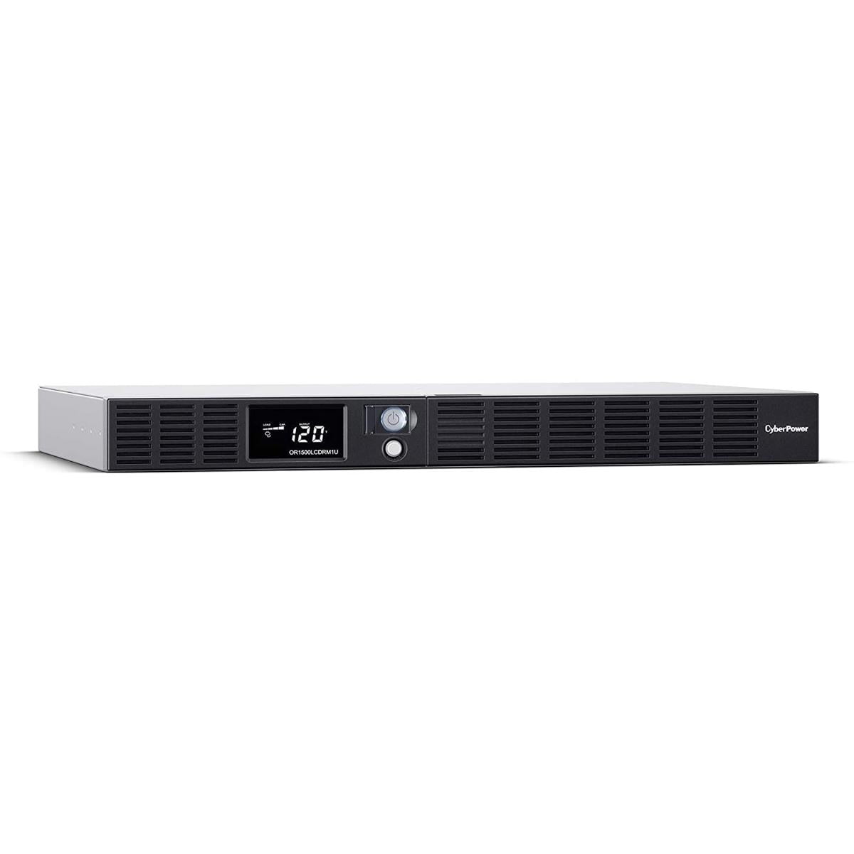 CyberPower OR1500LCDRM1U 1U 900W 1500V Uninterruptible Power Supply, 6-Outlets, 6' Cord