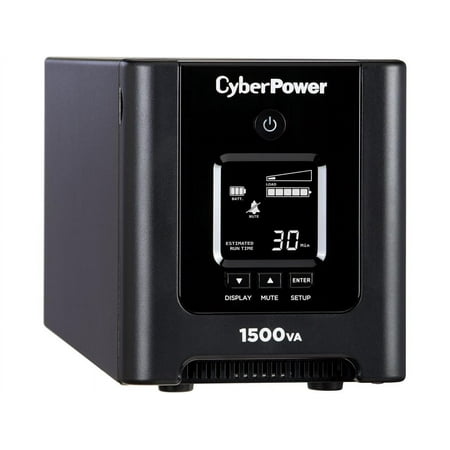 CyberPower - PFC Sinewave Series 1500VA Battery Back-Up System - Black