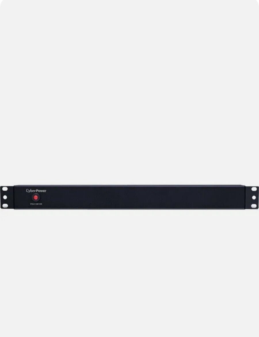 CyberPower PDU15B10R 10-Outlet Power Distribution Basic PDU 100-125V 15A Output