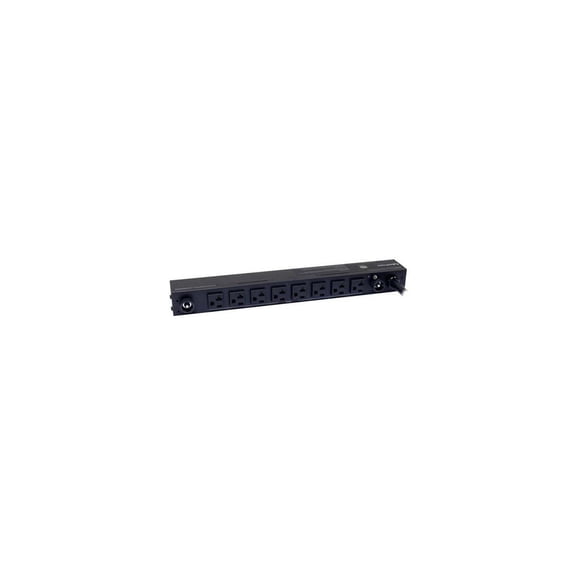 CyberPower PDU30BT8F8R Basic 1U 120V 12 ft. 16-Outlets Power Distribution Unit