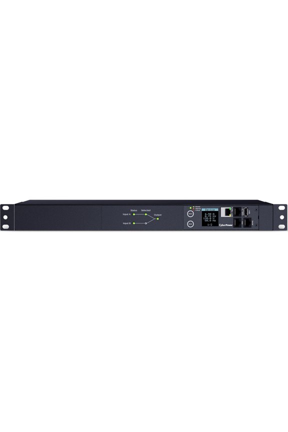 PDU44002 Single Phase 100 120 VAC 20A Switched ATS PDU