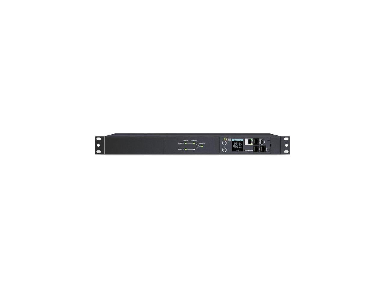 CyberPower PDU44005 Switched 1U 200 - 240 VAC 20A 10 ft Power Distribution Unit