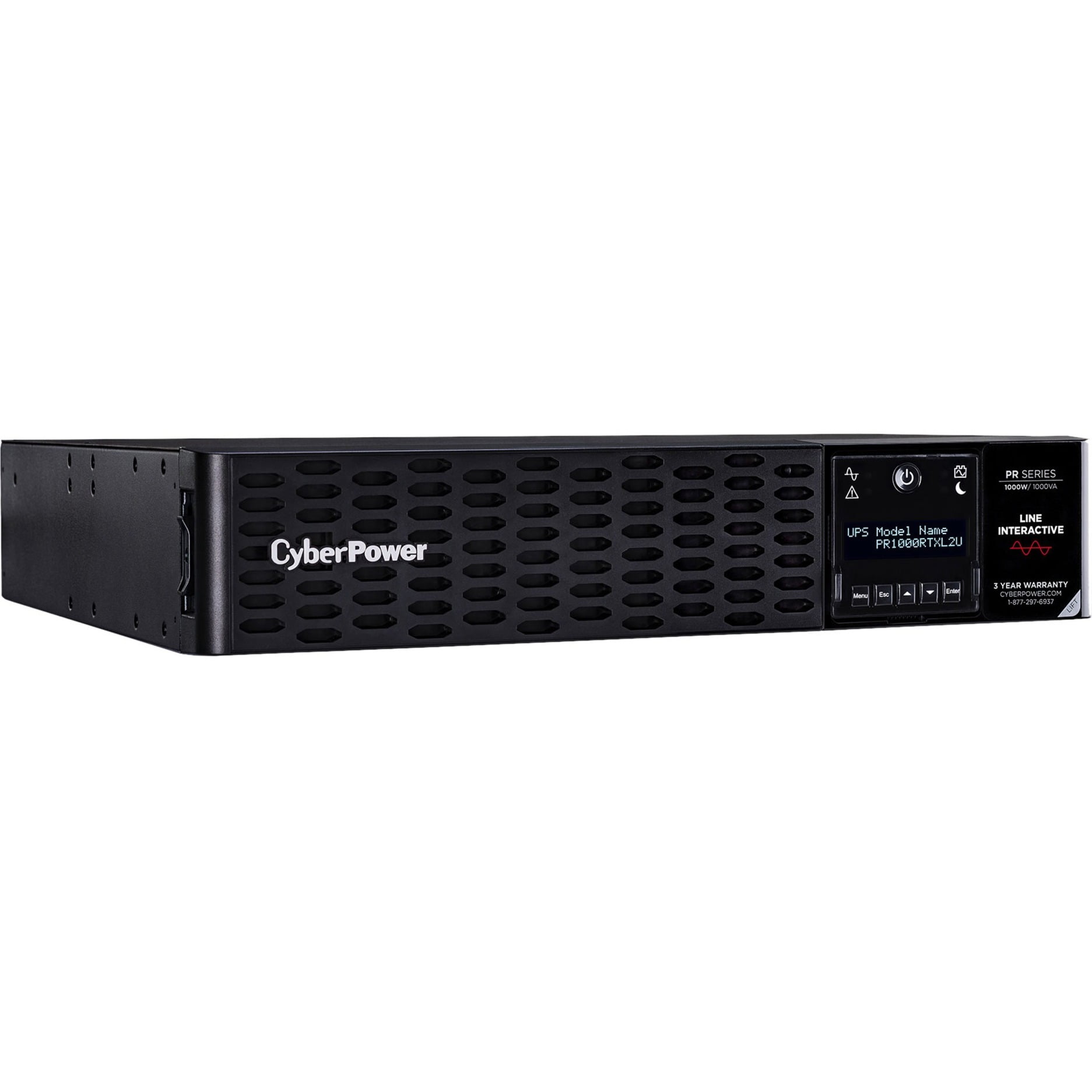 CyberPower PR1000RTXL2U Smart App 8-Outlet Sinewave UPS - 1000VA/1000W
