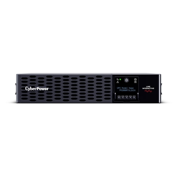 CyberPower PR2000RTXL2UCN Smart App Sinewave UPS Battery Backup, 2000VA/2000W, Rack/Tower, 120V