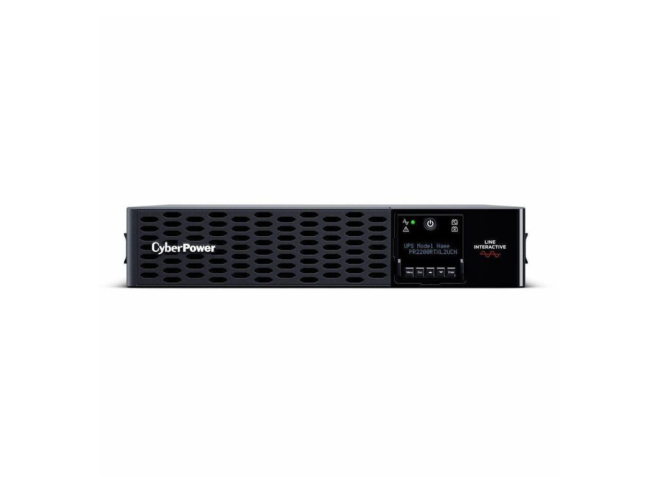CyberPower PR2200RTXL2UC Smart App 2200VA/2200W Sinewave Rack/Tower UPS with BP48VP2U01 Extended Battery Module