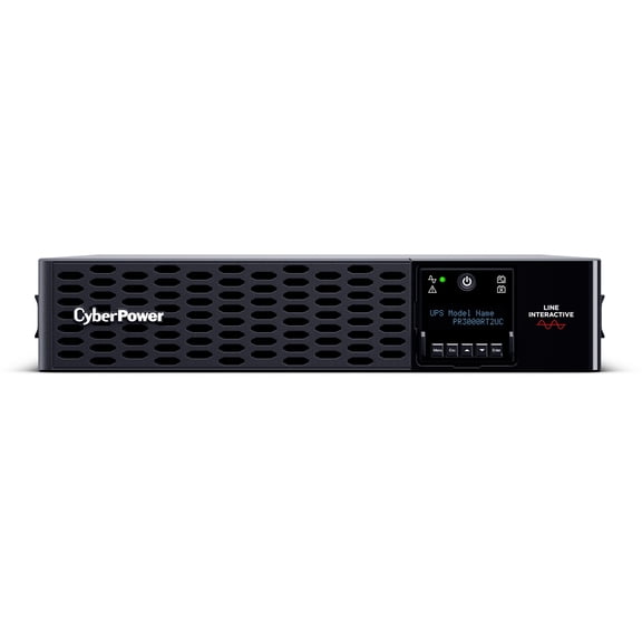 CyberPower PR3000RT2UC Smart App Sinewave UPS Battery Backup, 3000VA/3000W, Rack/Tower 2U, 9 Outlets