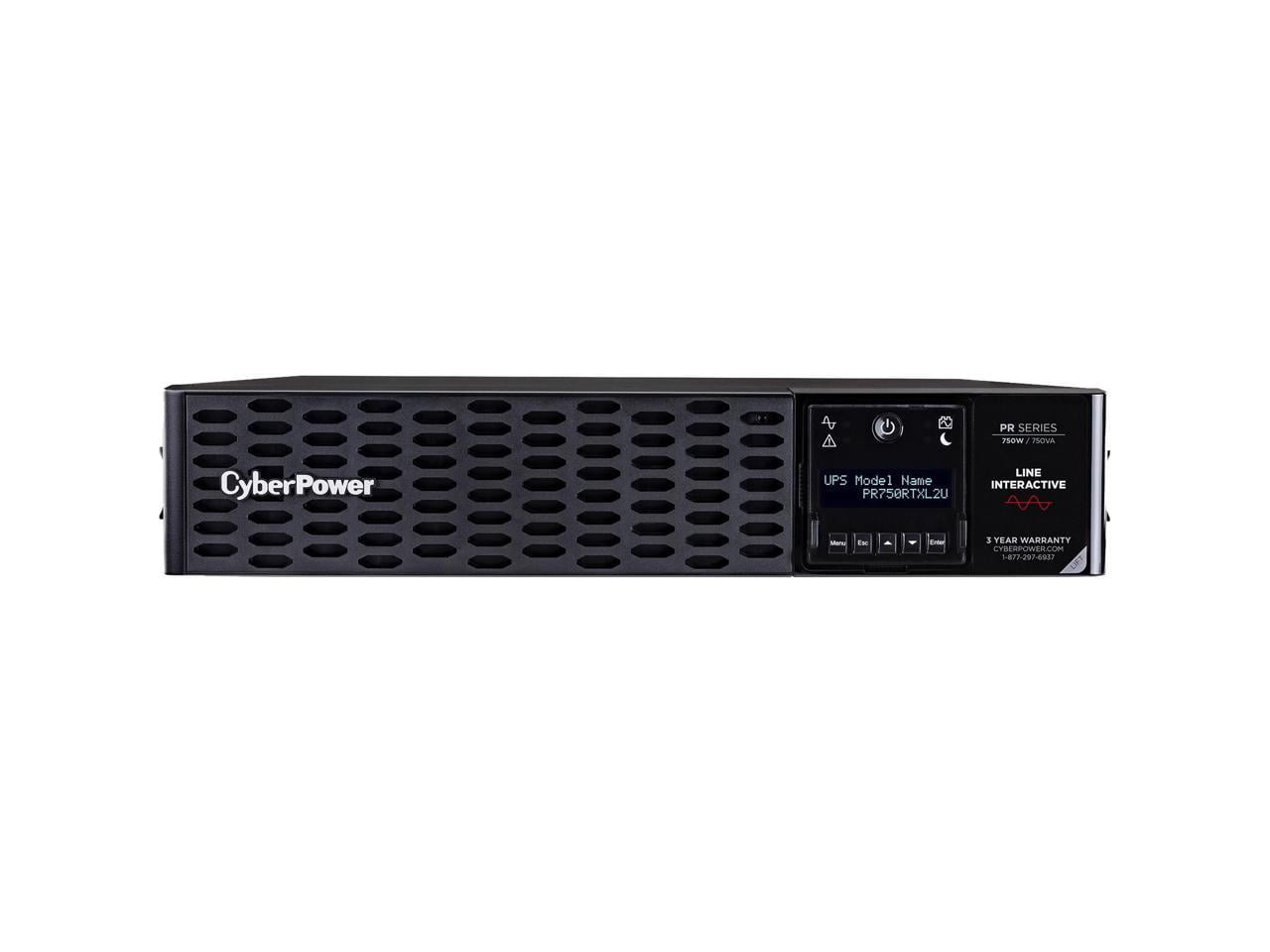 CyberPower PR750RTXL2U Smart App 8-Outlet Sinewave UPS - 750VA/750W