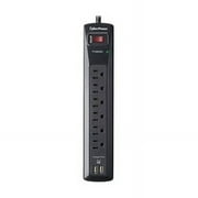 CyberPower Professional 6-Outlet Surge Protector 4 Cord CSP604U