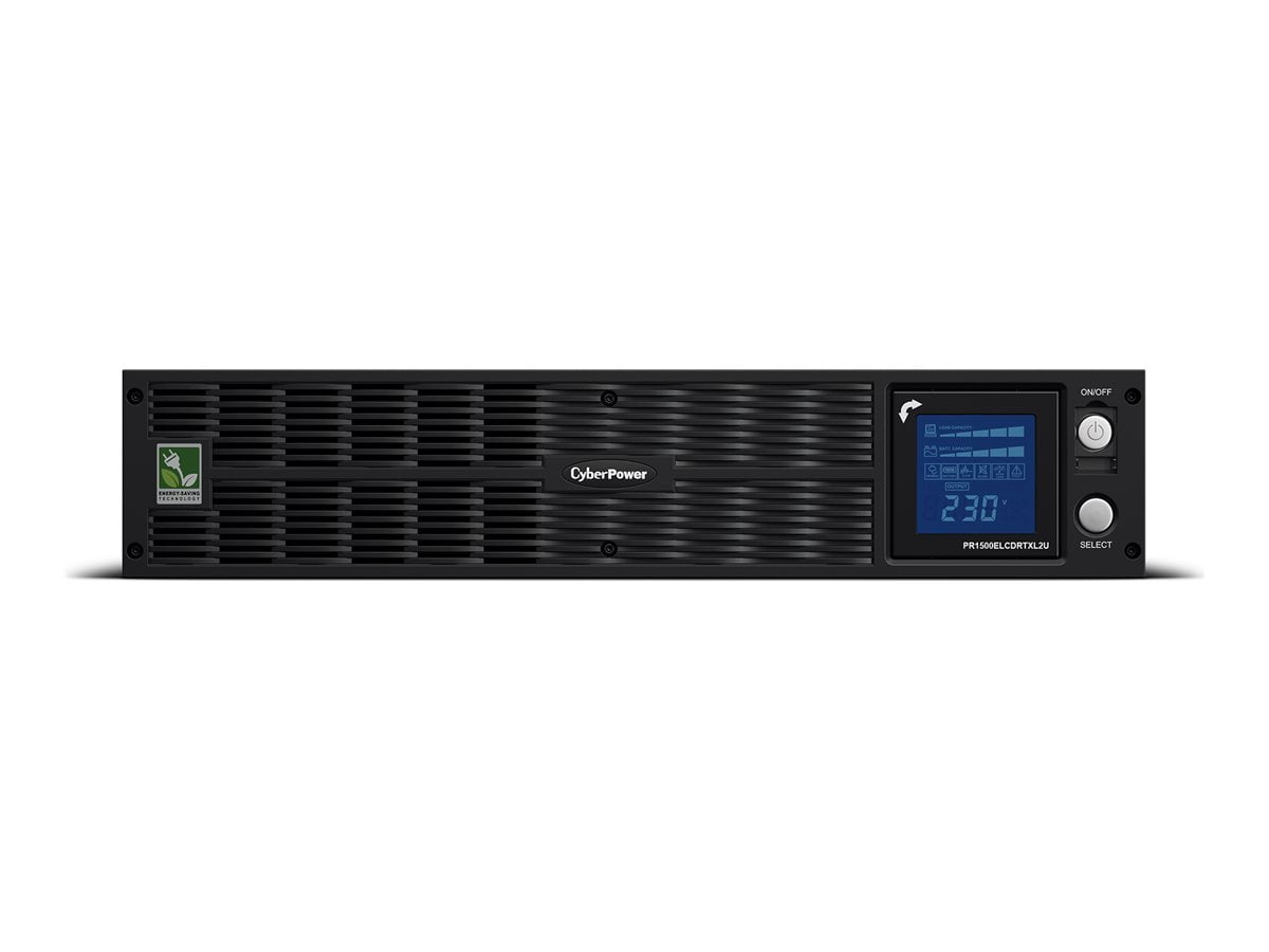 CyberPower Professional Rack Mount LCD Series PR1500ELCDRTXL2U - UPS - 1.125 kW - 1500 VA