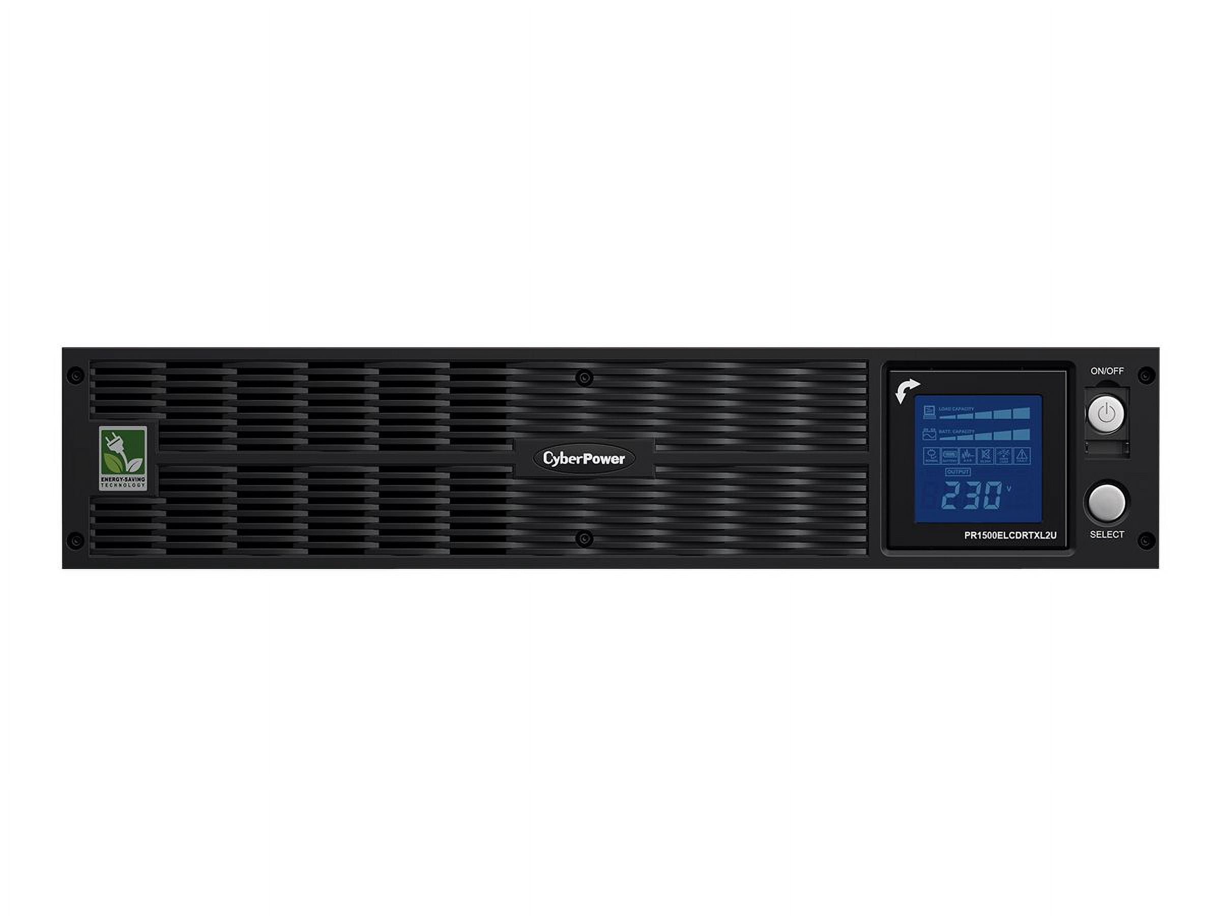 CyberPower Professional Rack Mount LCD Series PR1500ELCDRTXL2U - UPS ...