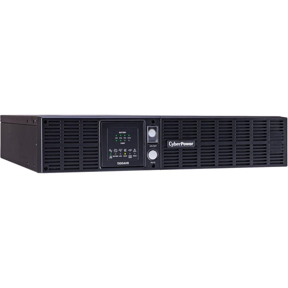 CyberPower CPS1500AVR Smart App LCD UPS Systems - 1500VA/900W, 120 VAC, NEMA 5-15P, Rack / Tower, 8 Outlets, PowerPanel