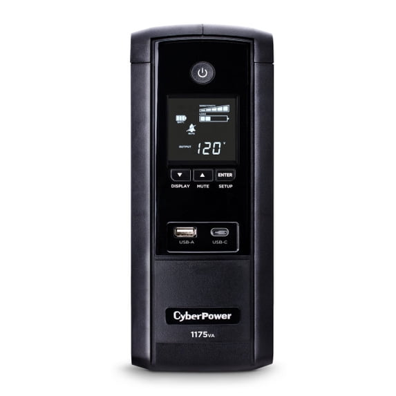 Usb A Point CyberPower Recertified S175UC-R Mini-Tower 1175VA Uninterruptible Power ...