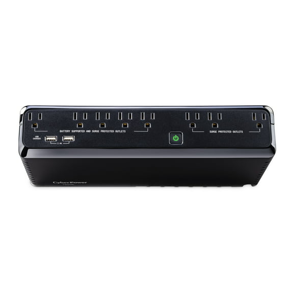 CyberPower SL750U Battery Backup UPS, 750VA/375W, 8 Outlets, USB, Surge, 5 ft Cord, Manual Included