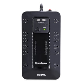 CyberPower SX950U Battery Backup UPS, 950VA/510W, 120V, 12 Outlets, USB, Surge, Cable & Manual Included