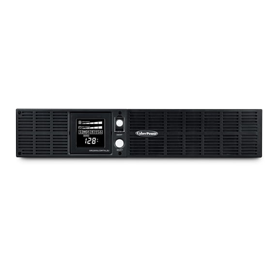 CyberPower OR2200LCDRTXL2U UPS Battery Backup, 2100VA/1650W, Rack/Tower, Extended Runtime