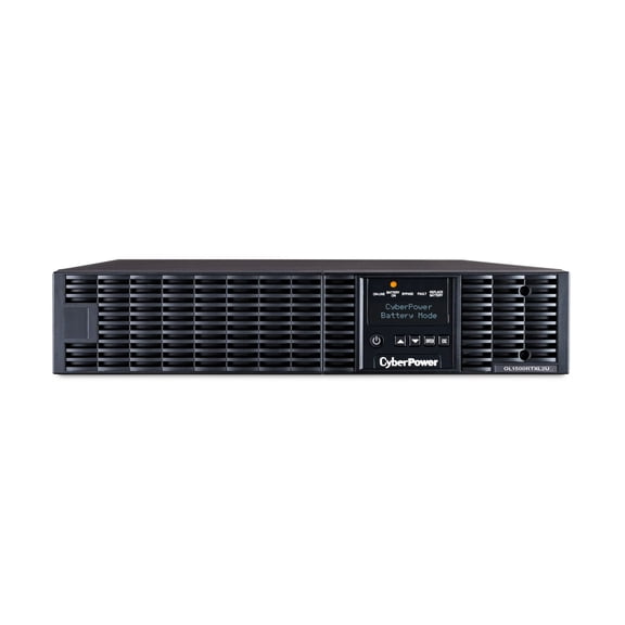 CyberPower OL1500RTXL2U Online Double Conversion UPS Battery Backup, 1500VA/1350W, Pure Sinewave, Rack/Tower 2U, 8 Outlets