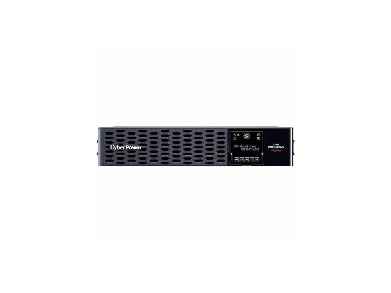 CyberPower PR750RTXL2UC Smart App 750VA/750W Sinewave Rack/Tower UPS with BP48VP2U01 Extended Battery Module