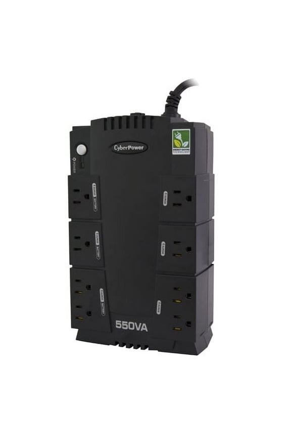Standby Series CP550SLG 550VA / 330W Simulated Sine Wave UPS, 8 Outlets / USB Port