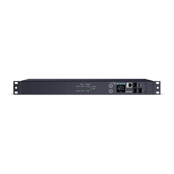 CyberPower PDU44004 Single Phase 240 200 VAC 15A Switched ATS PDU