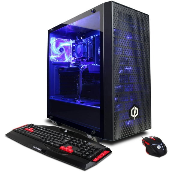 CyberPowerPC Gamer Master GMA480 Computer (AMD Ryzen 7 1700X processor, 8GB DDR4 SDRAM, 1TB, NVIDIA GeForce GTX 1070 Ti)