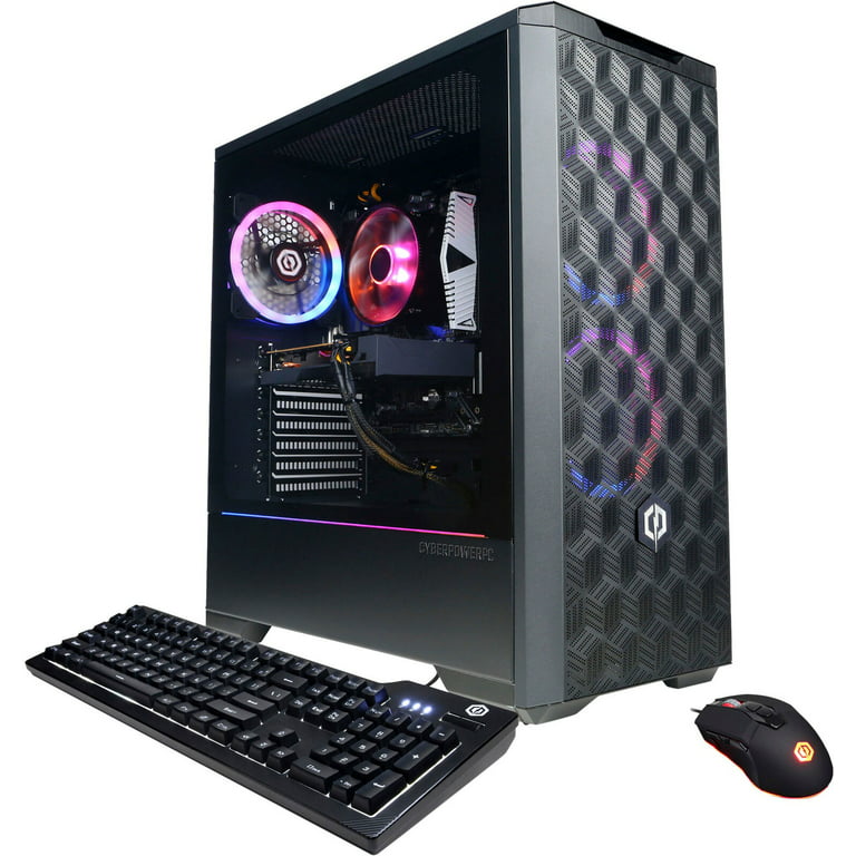CyberPowerPC - Gamer Master Gaming Desktop - AMD Ryzen 3 4100 - 8GB Memory  - NVIDIA GeForce GTX 1650 - 500GB SSD - Black PC Computer 