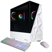 CyberPowerPC Gamer Master Gaming Desktop Computer, AMD Ryzen 5 8400F 4.2GHz, 16GB RAM, 2TB SSD, NVIDIA GeForce RTX 5060 8GB, Windows 11 Home, White