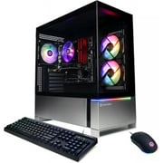 CyberPowerPC Gamer Master Gaming PC, AMD Ryzen 5 5500 3.6GHz, Radeon RX 6400 4GB, 16GB DDR4, 500GB PCIe Gen4 SSD, WiFi Ready & Windows 11 Home GMA3100A