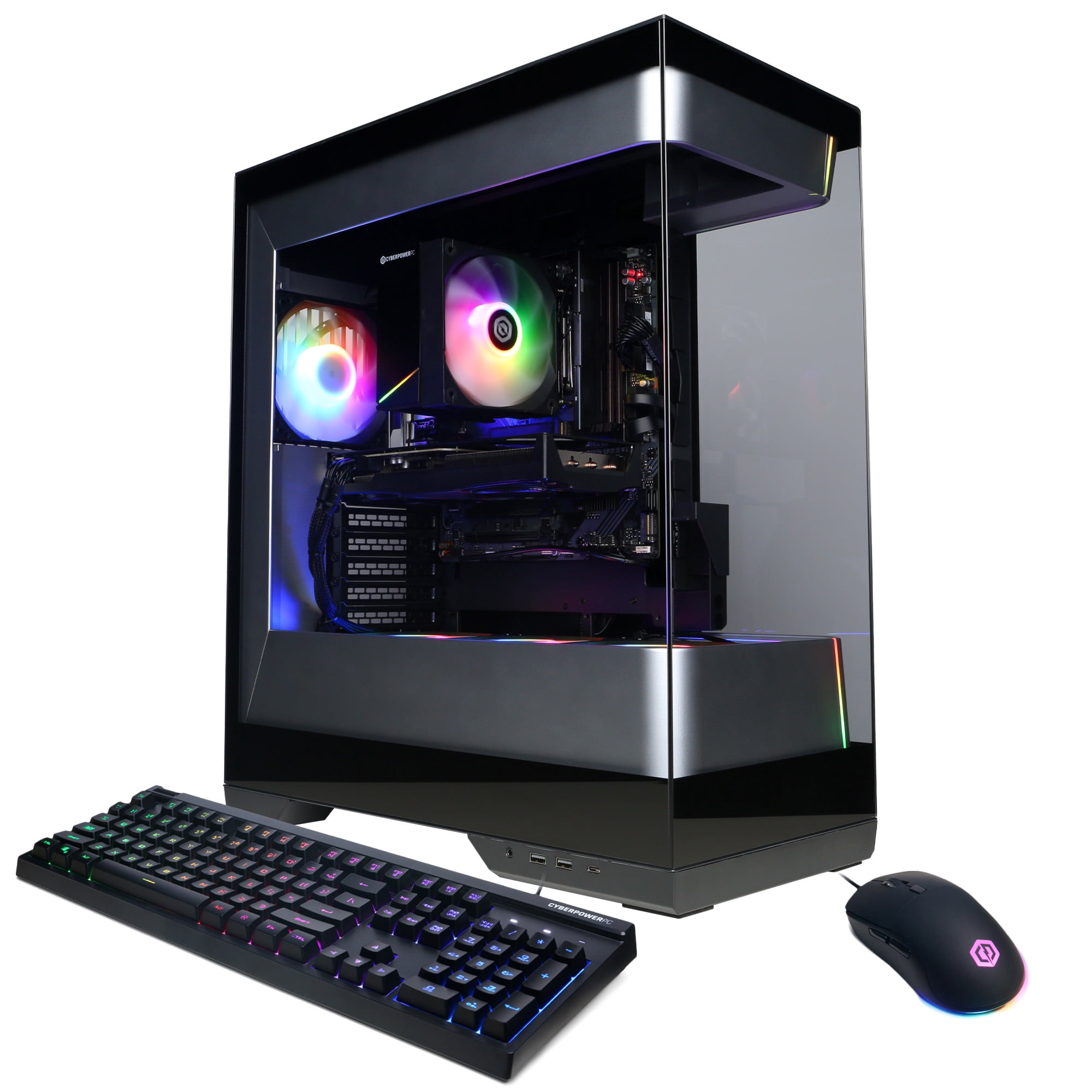 CyberPowerPC Gamer Master Gaming PC, AMD Ryzen 5 5500, AMD Radeon RX 6500 XT 4GB, 16GB DDR4, 1TB SSD, GMAI6300CPG