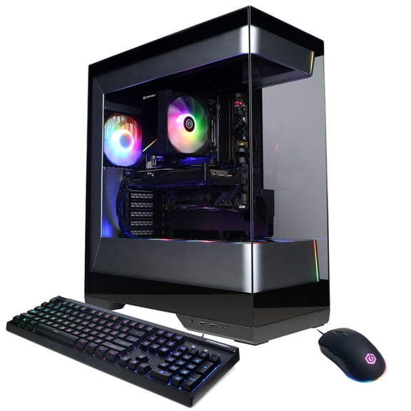 CyberPowerPC Gamer Master Gaming PC, AMD Ryzen 5 5500, AMD Radeon RX 6500 XT 4GB, 16GB DDR4, 1TB SSD, GMAI6300CPG