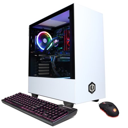 CyberPowerPC Gamer Supreme Desktop, Intel Core i7-12700KF, 32GB DDR4, NVIDIA GeForce RTX 3070, 500GB SSD+2TB HDD, White, Win 11 Home 64-Bit, SLC8968CPGW5
