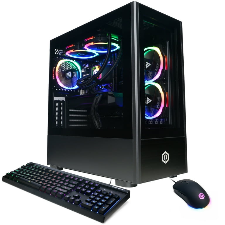 CyberPowerPC Gamer Supreme Gaming Desktop AMD Ryzen 7-7700 Radeon