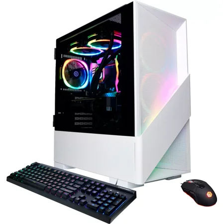 CyberPowerPC - Gamer Supreme Gaming Desktop - AMD Ryzen 7 7700X - 16GB Memory - NVIDIA GeForce RTX 4060 Ti 16GB - 2TB SSD - White
