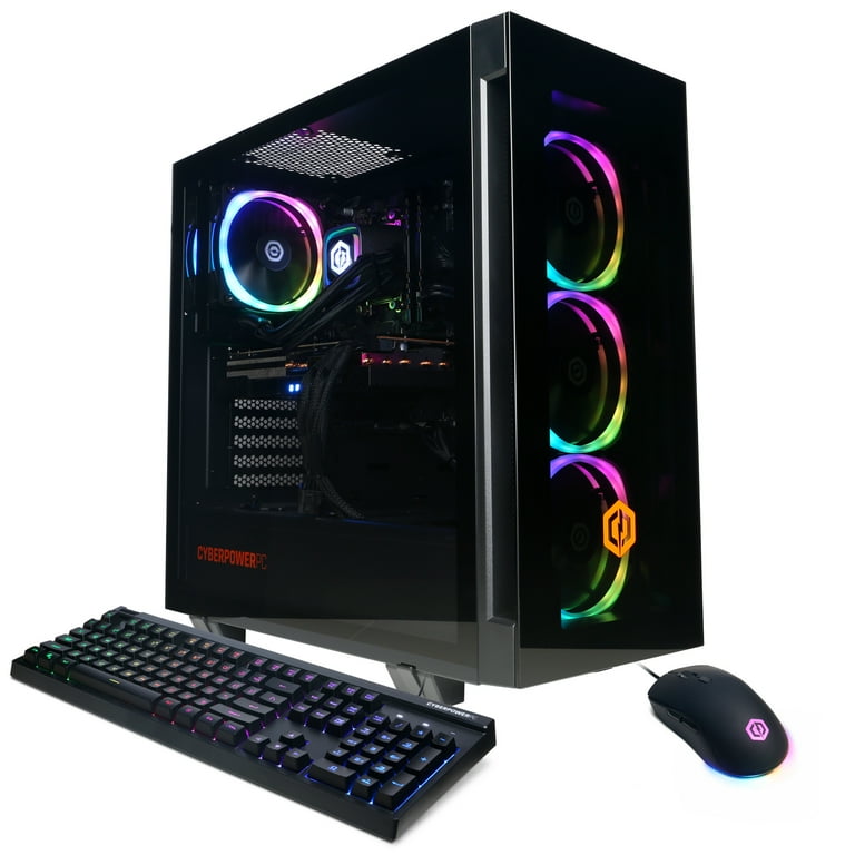 CyberPowerPC Gamer Supreme Gaming Desktop, AMD Ryzen 8700F, 32GB