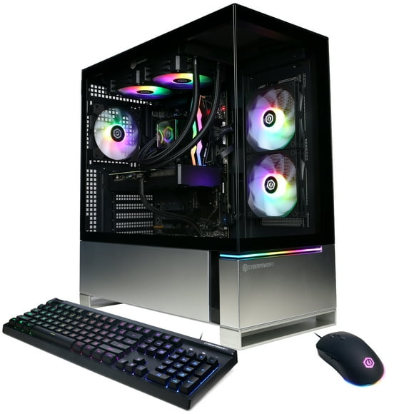 CyberPowerPC Gamer Supreme Gaming PC, AMD Ryzen 7 8700F, NVIDIA GeForce RTX 5060 Ti 16GB, 32GB DDR5, 2TB SSD, SLCAI6600CPGV2