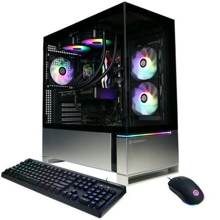 CyberPowerPC Gamer Supreme Gaming PC, AMD Ryzen 7 8700F, NVIDIA GeForce RTX 5070 12GB, 32GB DDR5, 2TB SSD, SLCAI6800CPGV2