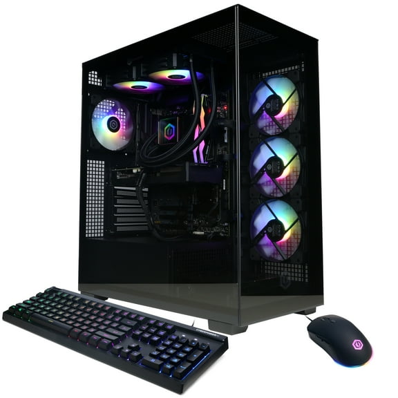 CyberPowerPC Gamer Supreme Gaming PC, AMD Ryzen 7 9700X, AMD Radeon RX 9070 XT 16GB, 32GB DDR5, 2TB SSD, SLC11160CPG