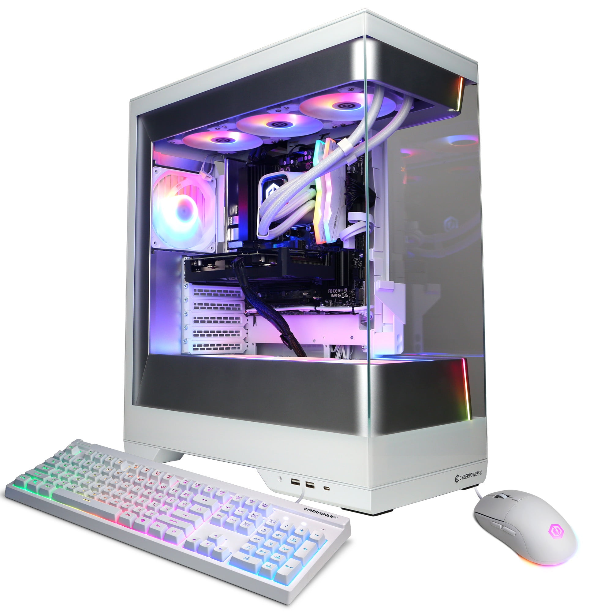 CyberPowerPC Gamer Supreme Gaming PC, AMD Ryzen 7 9800X3D, AMD Radeon RX 9060 XT 16GB, 32GB DDR5, 2TB SSD, SLC11420CPG
